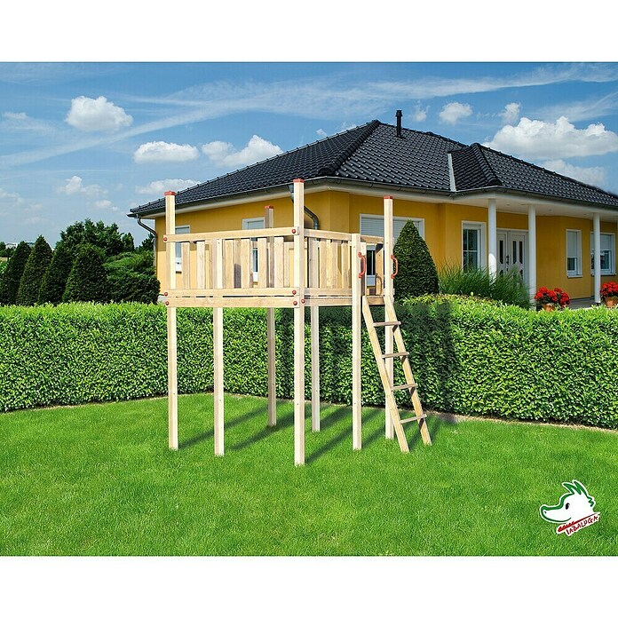 Weka Kinderspielturm 816 D (Holz, Natur) | BAUHAUS