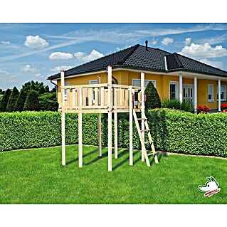 Weka Kinderspielturm 816 D (Holz, Natur)