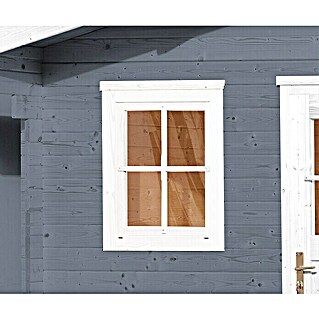 Weka Gartenhaus-Fenster (Passend für: Weka Gartenhäuser Wandstärke 21/28 mm, Weiß)