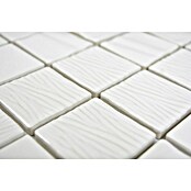 Mosaikfliese Quadrat CG KN1 (29,5 x 29,5 cm, Weiß, Glänzend) | BAUHAUS