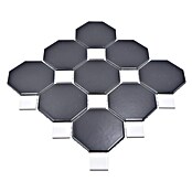 Mosaikfliese Octa G 942N (30 x 30 cm, Schwarz/Weiß, Matt) | BAUHAUS