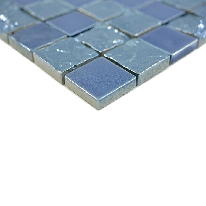 Mosaikfliese Quadrat Gakue CG GA6 (31,6 x 31,6 cm, Blau, Glänzend) | BAUHAUS