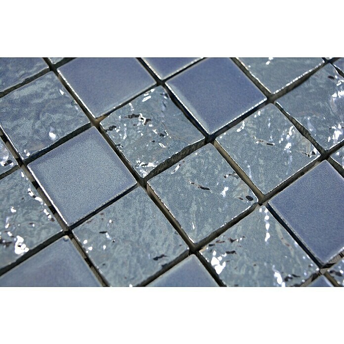 Mosaikfliese Quadrat Gakue CG GA6 (31,6 x 31,6 cm, Blau, Glänzend) | BAUHAUS