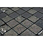 Mosaikfliese Quadrat Sabi CG SB10 (31,6 x 31,6 cm, Schwarz, Matt) | BAUHAUS