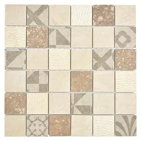 Mosaikfliese Quadrat Mix MTS 48B B03