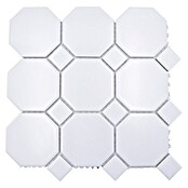 Mozaik pločica OCTA G 930N  (30 x 30 cm, Bijele boje, Mat) | BAUHAUS