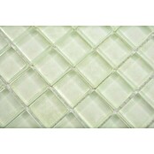 Mozaik pločica Quadrat Crystal XCM 8SE09  (30 x 30 cm, Bijele boje, Sjaj) | BAUHAUS