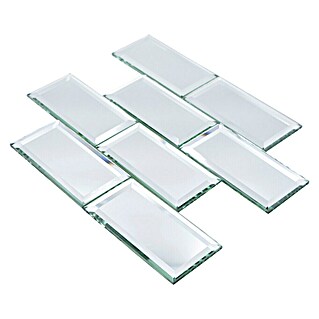 Mozaik pločica Mirror Metro XSPM 07 (29,8 x 29,8 cm, Prozirno, Sjaj)