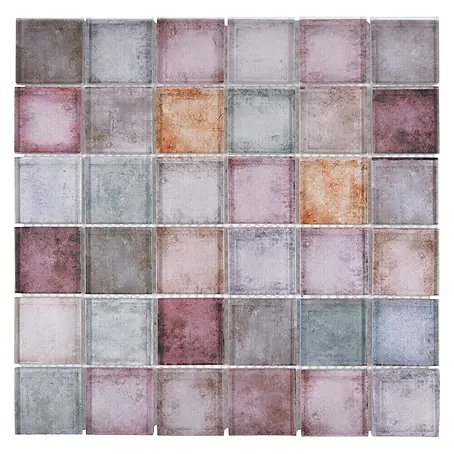 Mosaikfliese Quadrat Crystal SKY 123