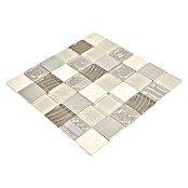 Mozaik pločica Quadrat Crystal XCM 8RK13  (30 x 30 cm, Bež boje, Sjaj) | BAUHAUS