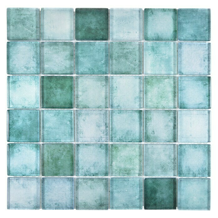 Mosaikfliese Quadrat Crystal SKY 789
