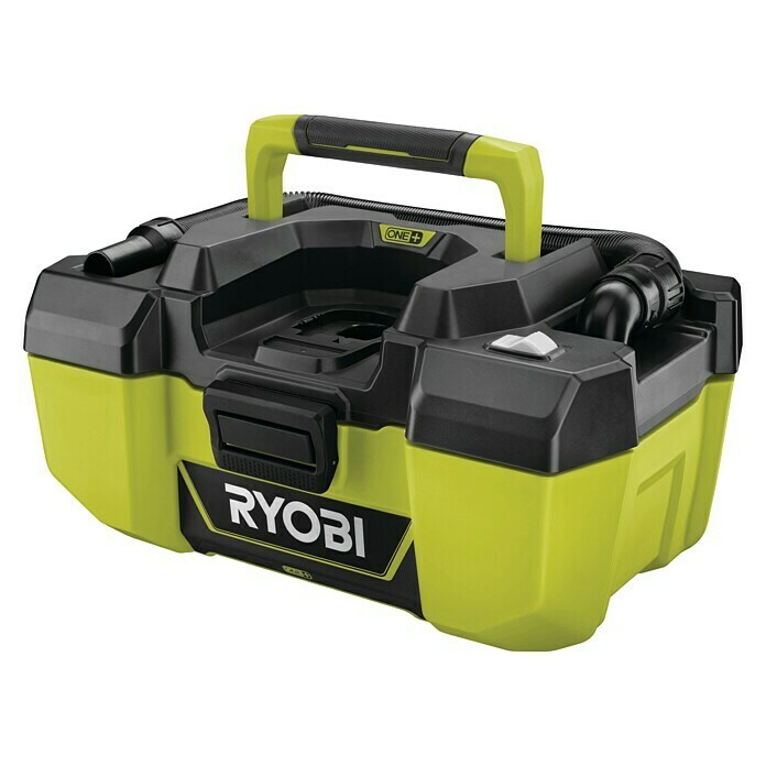 Ryobi ONE+ Akku-Trockensauger R18PV-018 V, Li-Ionen, Ohne Akku Diagonal View