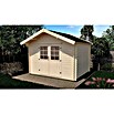 Weka Gartenhaus 209 (Außenmaß inkl. Dachüberstand (B x T): 333 x 360 cm, Holz, Natur, 9 m²) | BAUHAUS