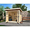 Weka Gartenhaus 179 (Außenmaß inkl. Dachüberstand (B x T): 280 x 314 cm, Holz, Natur) | BAUHAUS