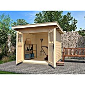 Weka Gartenhaus 179 (Außenmaß inkl. Dachüberstand (B x T): 280 x 314 cm, Holz, Natur) | BAUHAUS
