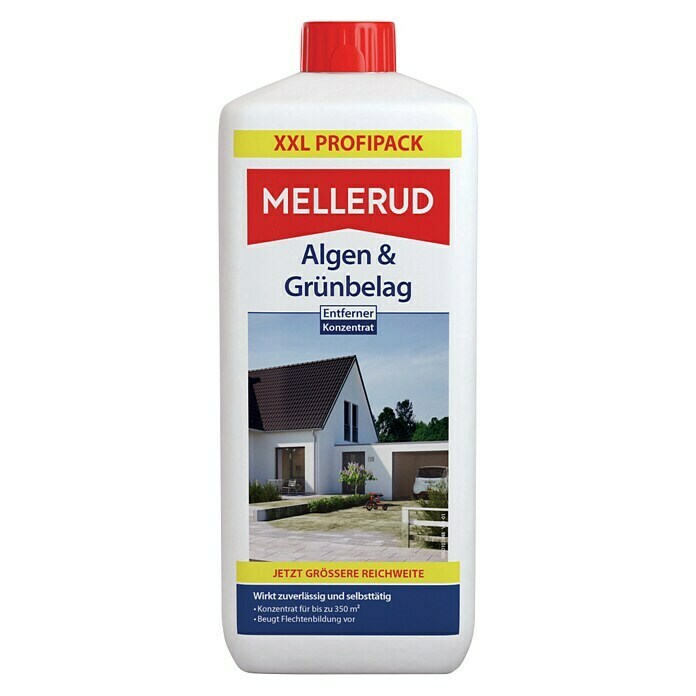 Mellerud Algen- & Grünbelagsentferner1,75 l, Flasche Front View