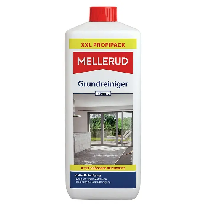 Mellerud Grundreiniger Intensiv - 1,75 l, Flasche - Bild einer Flasche Mellerud Grundreiniger Intensiv XXL Profipack.