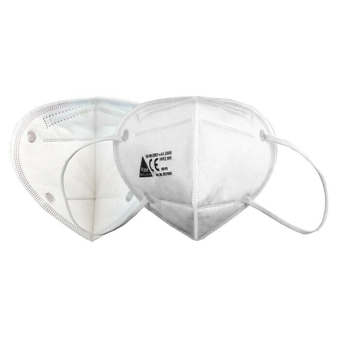 Hase Safety AtemschutzmaskeFFP2 NR, 10 Stk. Front View