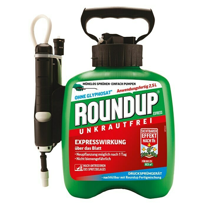 Roundup Unkrautfrei Express Drucksprühgerät2,5 l Front View