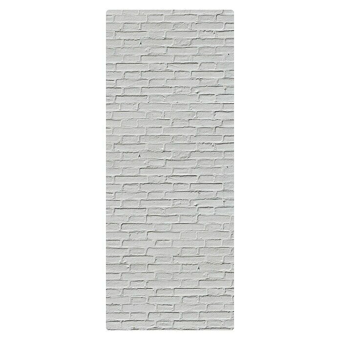 SanDesign Handmuster17,5 cm x 7 cm x 3 mm, White Brick Wall Top View