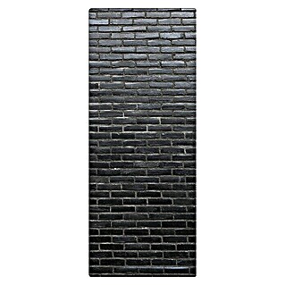 SanDesign Duschrückwandmuster (17,5 cm x 7 cm x 3 mm, Black Brick Wall)