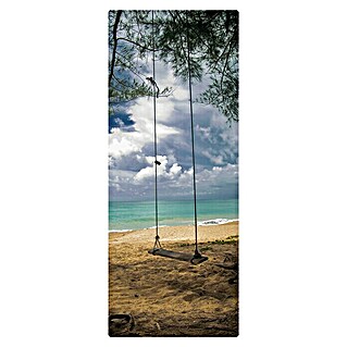 SanDesign Duschrückwandmuster Cloudy Beach (17,5 cm x 7 cm x 8 mm, Wasser)