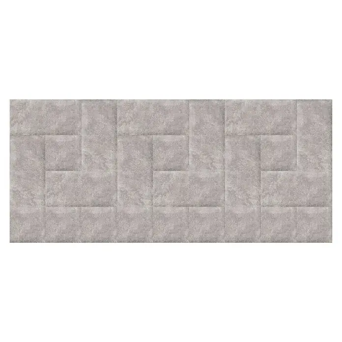 Fllow Wandpolster Preston - Beige, 30 x 30 cm - Graue Wandfliesen mit quadratischem Muster. Die Betonoptik sorgt für ein modernes, industrielles Flair in jedem Raum mit den stilvollen Fliesen.