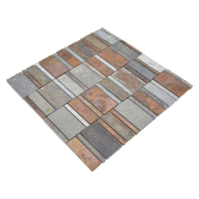 Mosaikfliese Mix XSK 575 (29,8 x 29,4 cm, Braun, Matt)