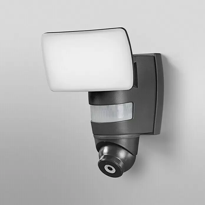 Osram Smart+ LED-Außenwandleuchte Endura Pro24 W, 169 x 163 x 250 mm, Dunkelgrau, IP44 Mood Shot