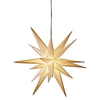 Tween Light Estrella LED colgante 3D (Diámetro: 50 cm, Blanco, Blanco cálido, 1 luz, Para exterior)