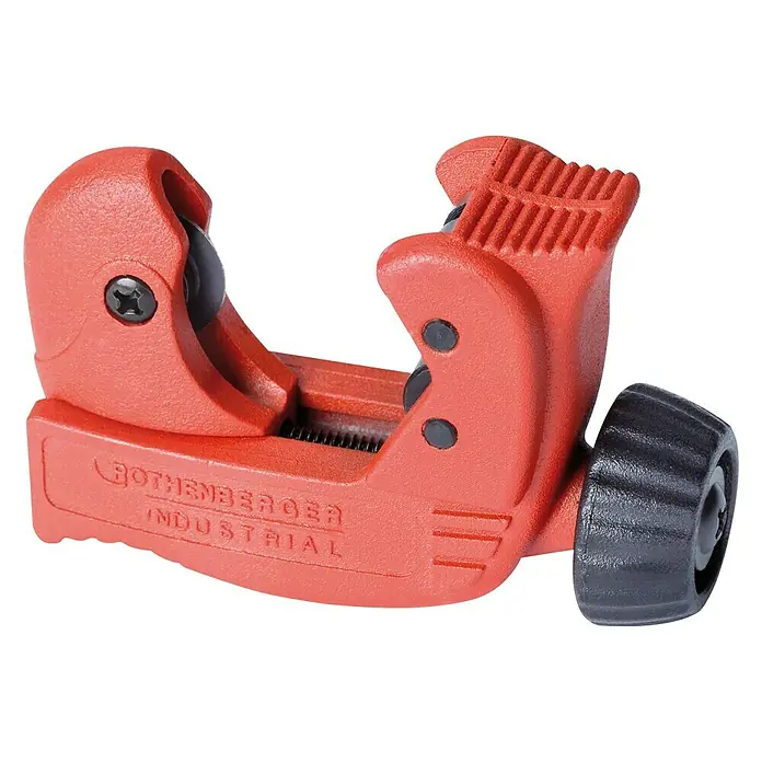 Rothenberger Industrial Rohrabschneider Minimax - 3 mm - 28 mm - Rote Rohrabschneider von Rothenberger Industrial zum präzisen Schneiden von Rohren, ideal für industrielle Anwendungen.