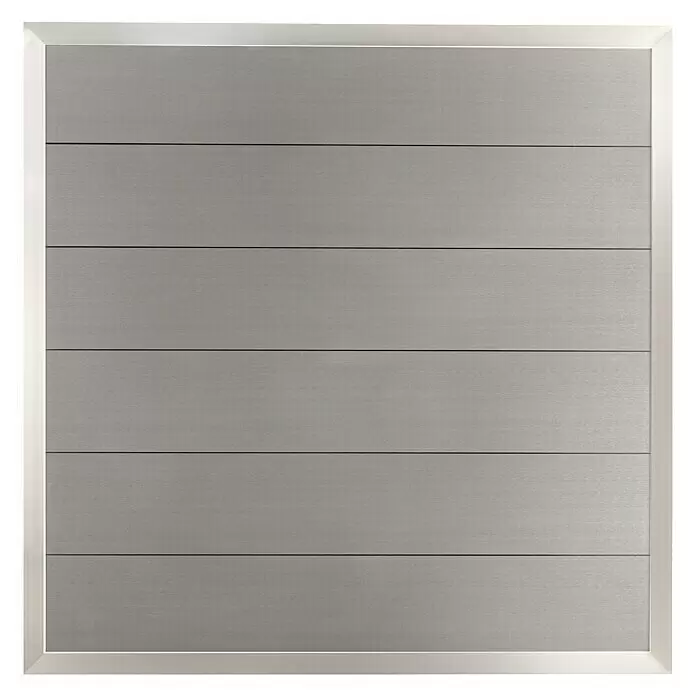 Sichtschutzelement Roma - 180 x 180 cm, Grau - Vorderansicht