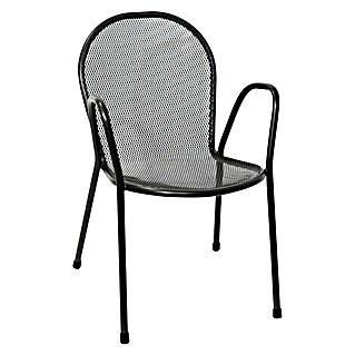 Vrtna stolica koja se može slagati jedna na drugu F8 (Širina: 54 cm, Antracit)