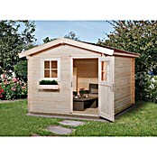 Weka Gartenhaus Premium 28 FT (Außenmaß Inkl. Dachüberstand (B X T ...