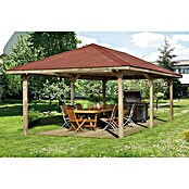 Weka Pavillon Gartenoase 651 B (L x B: 433 x 778 cm, Mit Dachschindeln) | BAUHAUS