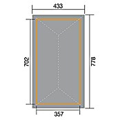 Weka Pavillon Gartenoase 651 B (L x B: 433 x 778 cm, Mit Dachschindeln) | BAUHAUS