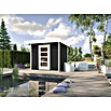 Weka wekaLine Gartenhaus Designhaus 172 (Außenmaß inkl. Dachüberstand (B x T): 279 x 316 cm, Holz, Anthrazit/Weiß, 5,663 m²) | BAUHAUS