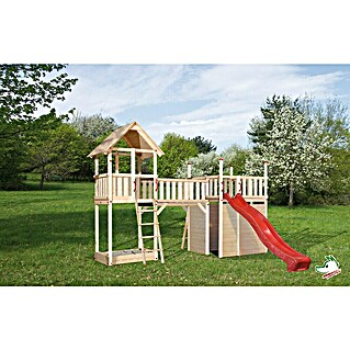 Weka Kinderspielturm Tabaluga (Höhe: 331 cm, Holz, Natur)