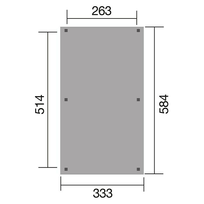 Weka Pavillon Gartenoase 651 B (L x B: 333 x 584 cm) | BAUHAUS