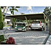 Weka Carport 612 (592 x 606 cm, Doppelcarport, Natur) | BAUHAUS