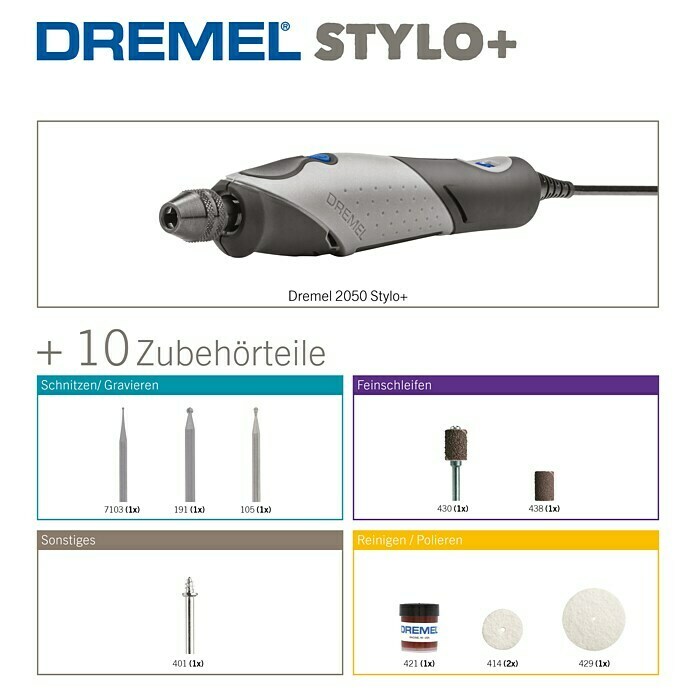 DREMEL Outil multifonctionnel 2050 Stylo+