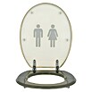 Poseidon WC-Sitz One (Grau, Polyresin)