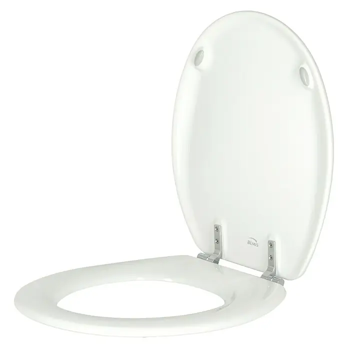 Poseidon WC-Sitz Canada - Holz, Weiß - Ein weißer Toilettensitz von Bemis, der für Komfort und Hygiene im Badezimmer entwickelt wurde. Der Sitz ist leicht zu reinigen und passt auf die meisten Standardtoiletten.