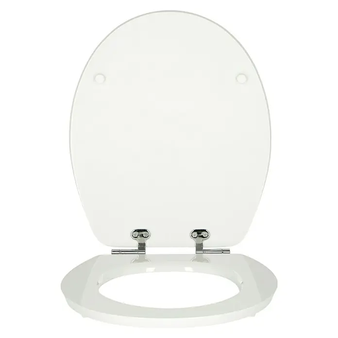 Poseidon WC-Sitz Schiffsholz - MDF, Mehrfarbig, Mit Absenkautomatik - WC-Sitz mit Deckel. Der weiße WC-Sitz bietet Komfort und Hygiene für jedes Badezimmer. Die stabilen Scharniere sorgen für sicheren Halt.