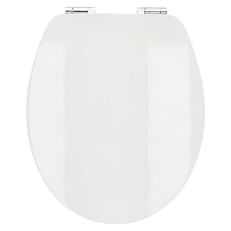 Poseidon WC-Sitz Kolorit (MDF, Weiß, Mit Absenkautomatik)