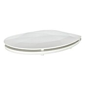 Poseidon Tapa de WC (Caída amortiguada, Núcleo de madera, Desmontable, Blanco)
