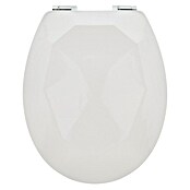 Poseidon Tapa de WC (Caída amortiguada, Núcleo de madera, Desmontable, Blanco)