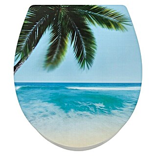 Poseidon WC daska Palm Beach (Samospuštajuća, Duroplast, Može se skinuti, Raznobojno)
