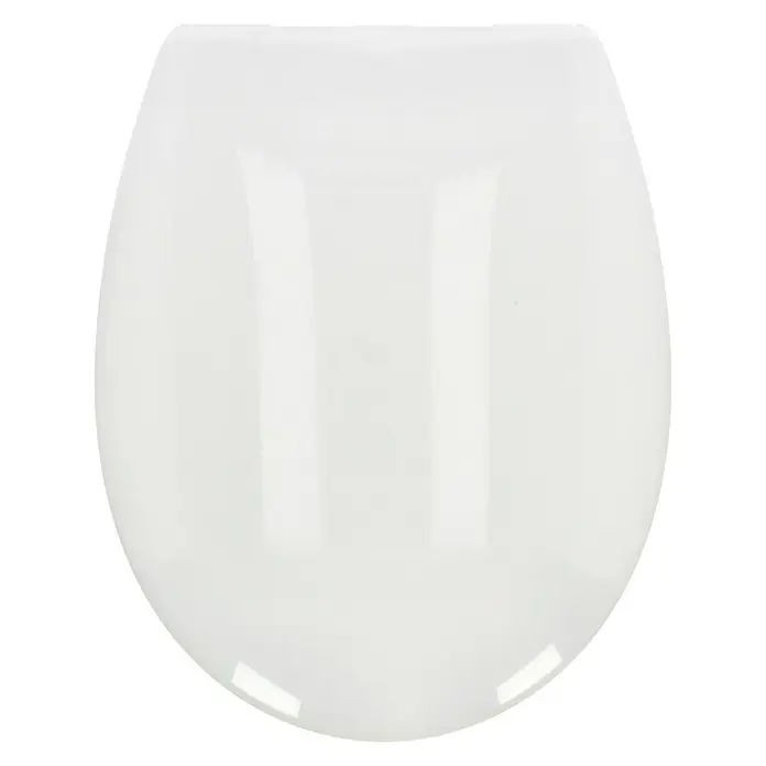 Poseidon WC-Sitz Mahe - Duroplast, Weiß, Mit Absenkautomatik - Ein weißer WC-Sitz in sanfter Form. Schlicht und modern. Die glatte Oberfläche sorgt für Hygiene und leichte Reinigung.