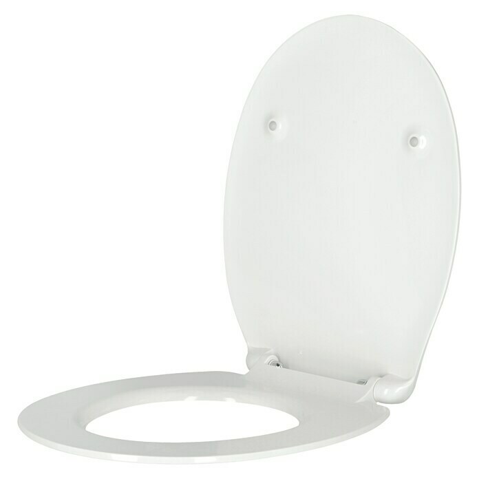 Poseidon Daska za WC Elegance (S automatikom upuštanja, Duroplast, Bijelo)